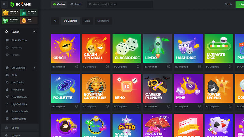 Experience the Thrill BC.Game Live Casino Action